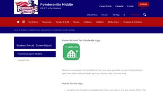 Student Portal - PowerSchool / PowerSchool App for Students