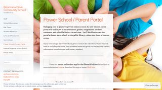 Power School / Parent Portal – Basinview Drive Community School
