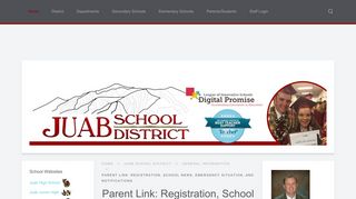 Parent Link: Registration, School News ... - Juab School District