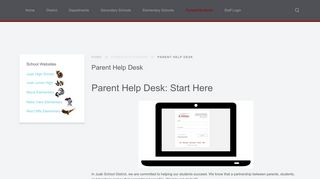 Parent Help Desk - Juab School District