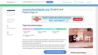 Access powerschool.kippdc.org. Student and Parent Sign In