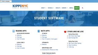 Student Software | KIPP NYC