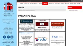 Parents - Lakeland School Corporation