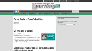 POWER SCHOOL - Lancaster County School District