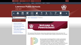 PowerSchool / Welcome to PowerSchool - Lawrence