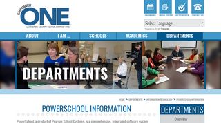 Powerschool Information - Lexington County School District One