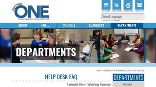 Help Desk - Lexington County School District One