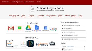 Staff Portal - Marion City Schools
