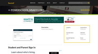 Welcome to Powerschool.msad11.org - Student and Parent Sign In