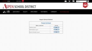 PowerSchool / PowerSchool Logon - Aspen School District