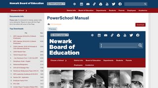 PowerSchool Manual - Newark Board of Education