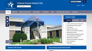 Orland School District 135 / Homepage