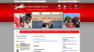 Sutter Middle School / Homepage