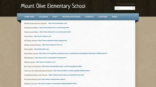 Parent Websites - Mount Olive Elementary School