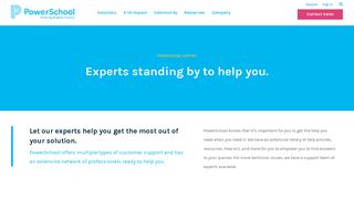 Get help and support for all PowerSchool products