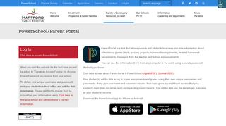 PowerSchool/Parent Portal | Hartford Public Schools