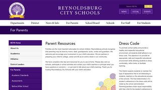 For Parents - Reynoldsburg City Schools