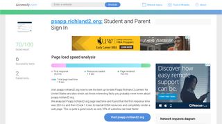 Access psapp.richland2.org. Student and Parent Sign In