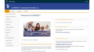PowerSchool Learning : CONNECT.steinbachchristian.ca : Welcome ...