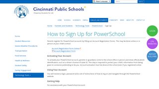 How to Sign Up for PowerSchool | Cincinnati Public Schools