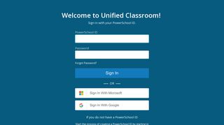 Sign In - PowerSchool