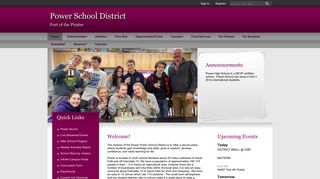 Power School District / Homepage