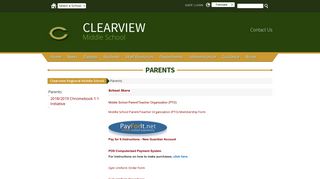 Parents - Clearview Regional Middle School
