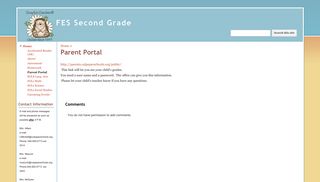 Parent Portal - FES Second Grade - Google Sites