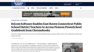 Ericom Software Enables East Haven Connecticut Public School ...