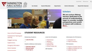 Student Resources - Farmington Public Schools