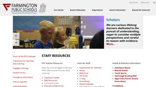 Staff Resources - Farmington Public Schools