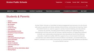 Students & Parents - Groton Public Schools
