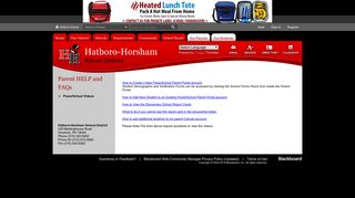 Parent HELP and FAQs / PowerSchool Videos - Hatboro-Horsham ...