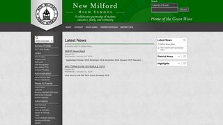 New Milford High School: NEW Universal Login for Parent Portal