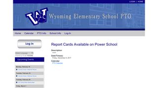 Report Cards Available on Power School - Wyoming Elementary ...