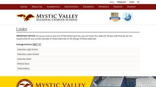 Student Links - Mystic Valley Regional Charter School