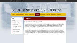For Staff - Nogales Unified School District #1