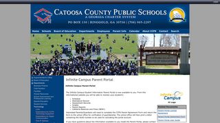 Infinite Campus Parent Portal | Technology | Catoosa County Schools