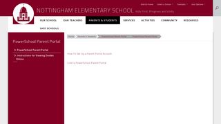 PowerSchool Parent Portal - Oxford Area School District