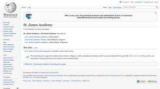 St. James Academy - Wikipedia