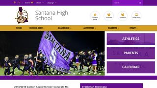 Santana High School - Home