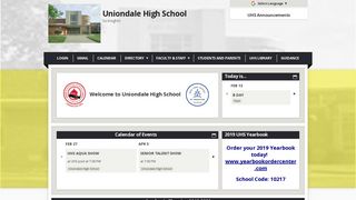 Uniondale High School: Home Page