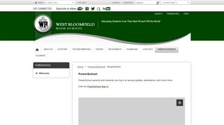 PowerSchool / Welcome - West Bloomfield School District