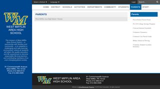 Parents - West Mifflin Area High School