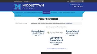 PowerSchool - Middletown Public Schools