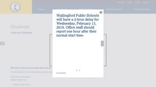 Students - Wallingford Public Schools