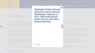 Parent Portal - Wallingford Public Schools