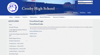 PowerSchool Login - Crosby High School - Waterbury Public Schools