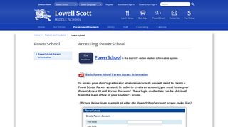 PowerSchool / PowerSchool Parent Information - West Ada