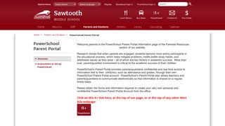 PowerSchool Parent Portal / Overview - West Ada